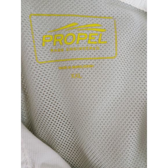 Men's bass propel engineering button down shirt size XXL fishing - Picture 10 of 11